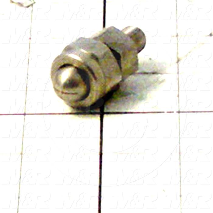 Spraying Systems, Unijet Blow-Off Nozzle, Flat Pattern, Stainless Steel Material, 1/8" NPT Liquid Inlet