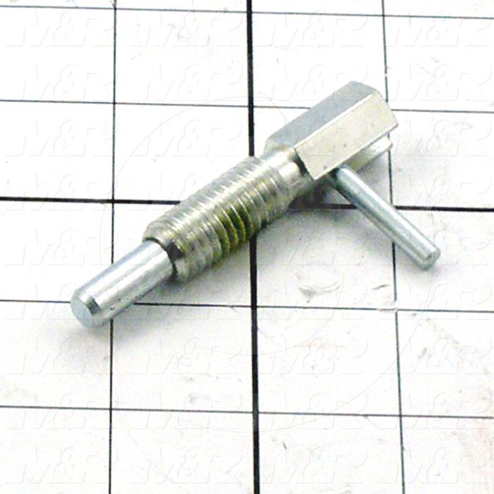Spring Plungers, Hand Retractable, 1/2-13 Thread Size, 0.650" Thread Length