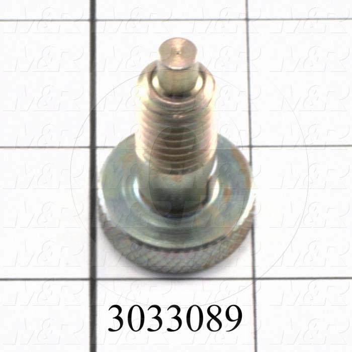 Spring Plungers, Hand Retractable, 1/2-13 Thread Size, 0.650" Thread Length