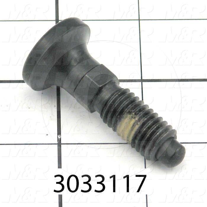 Spring Plungers, Hand Retractable, 1/2-13 Thread Size, 1.000" Thread Length