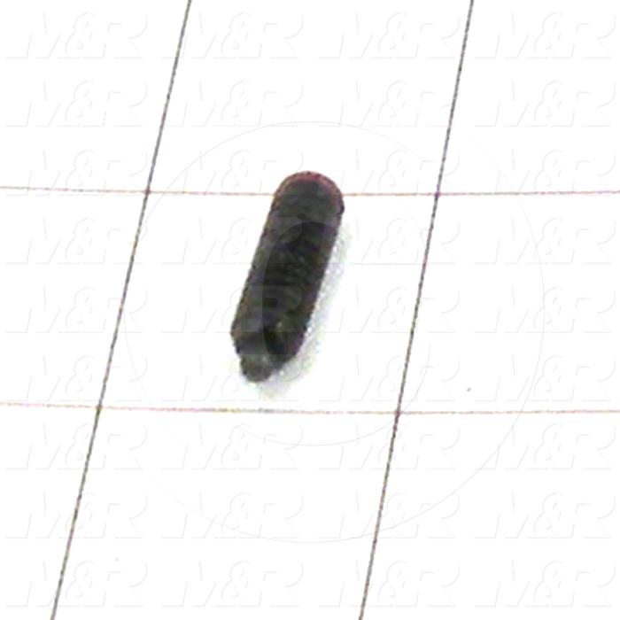 Spring Plungers, Round Nose, Steel Material, 1/4"-20 Thread Size, 0.750" Thread Length