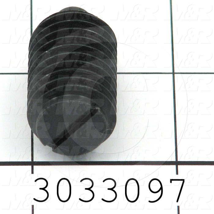 Spring Plungers, Round Nose, Steel Material, 5/8-11 Thread Size, 1.06 in. Overall Length