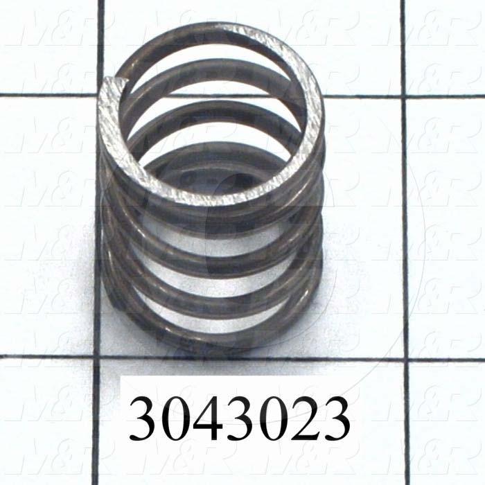 3043023 springs compression type 0 072 in wire diameter 0 720