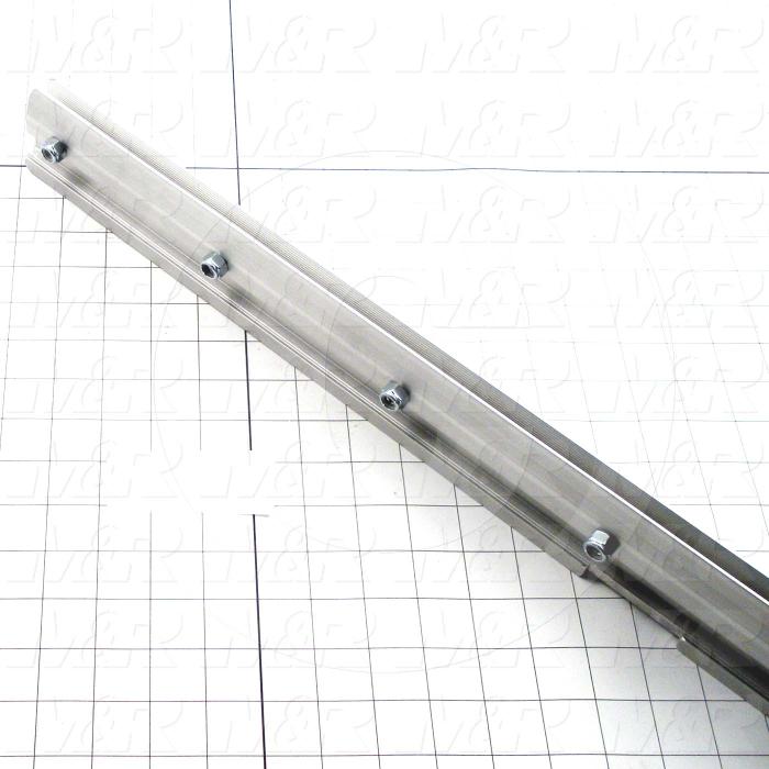 Squeegee Holders, Textile Press, Double Notch, Length 13"