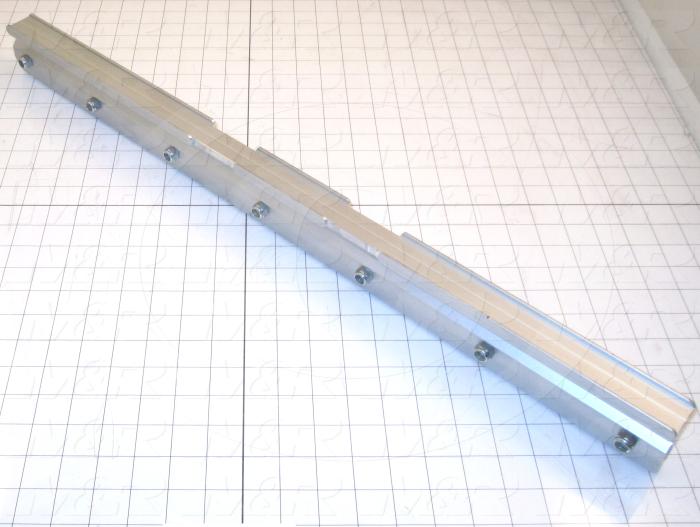 Squeegee Holders, Textile Press, Double Notch, Length 28"