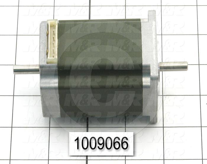 Stepper Motor, 2-Phase Hybrid, 1.8 Degree Indexing Angle, Double Shaft
