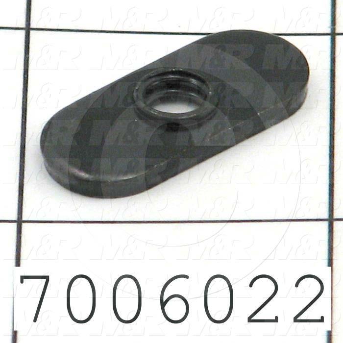T-NUT 1/4-20 BLACK ZINC ECON.