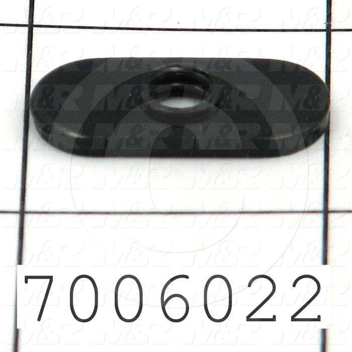 T-NUT 1/4-20 BLACK ZINC ECON.