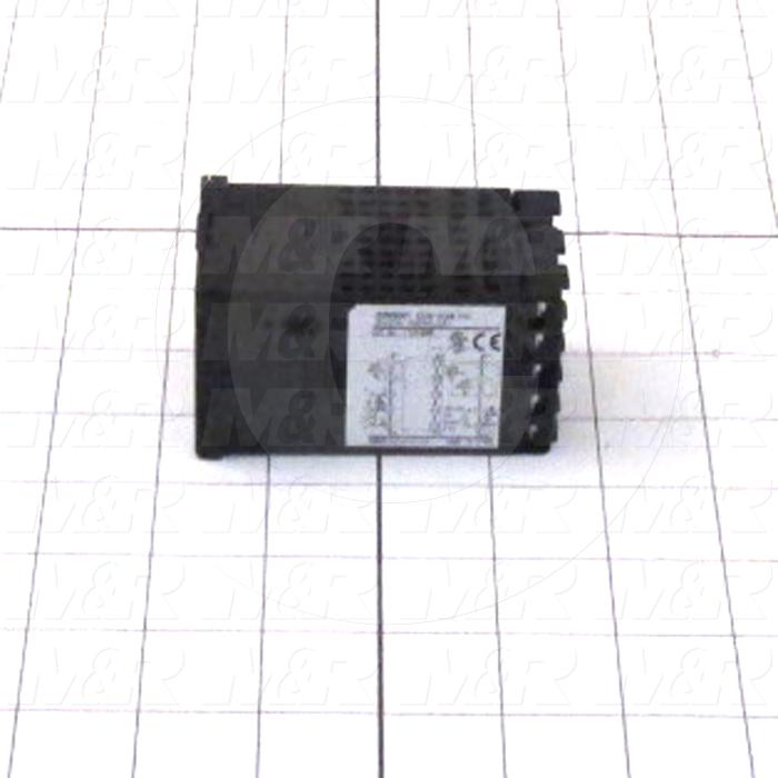 Temperature Controller, 1/16 DIN, Universal-Thermocouple, 2 Set Points, 2 Alarms, Digital, 100-240VAC, Base + Terminal Cover Units