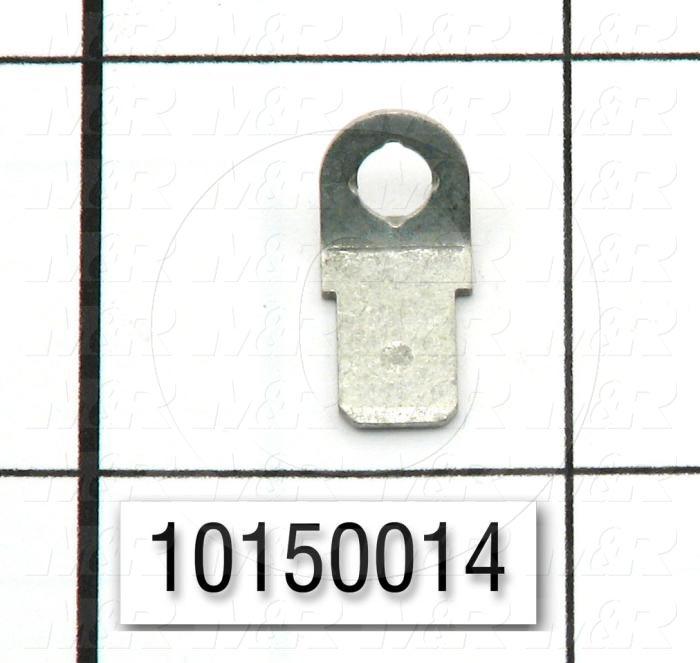 TERMINAL, .250" QD .156" STUD