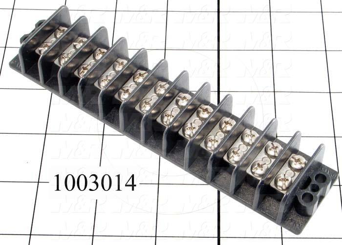Terminal Block, 12 Poles, 14AWG
