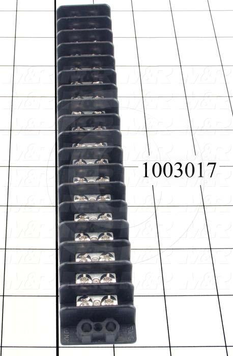 Terminal Block, 18 Poles, 14AWG