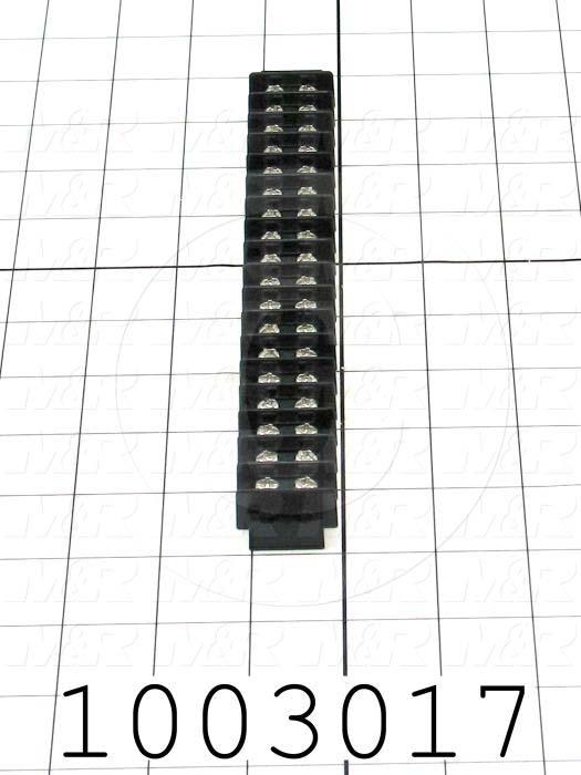 Terminal Block, 18 Poles, 14AWG