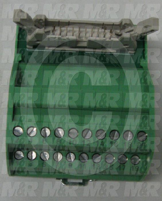 Terminal Block, 20 Pins, For Use With Cable 1001159