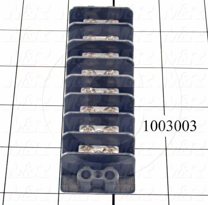 Terminal Block, 8 Poles, 14AWG