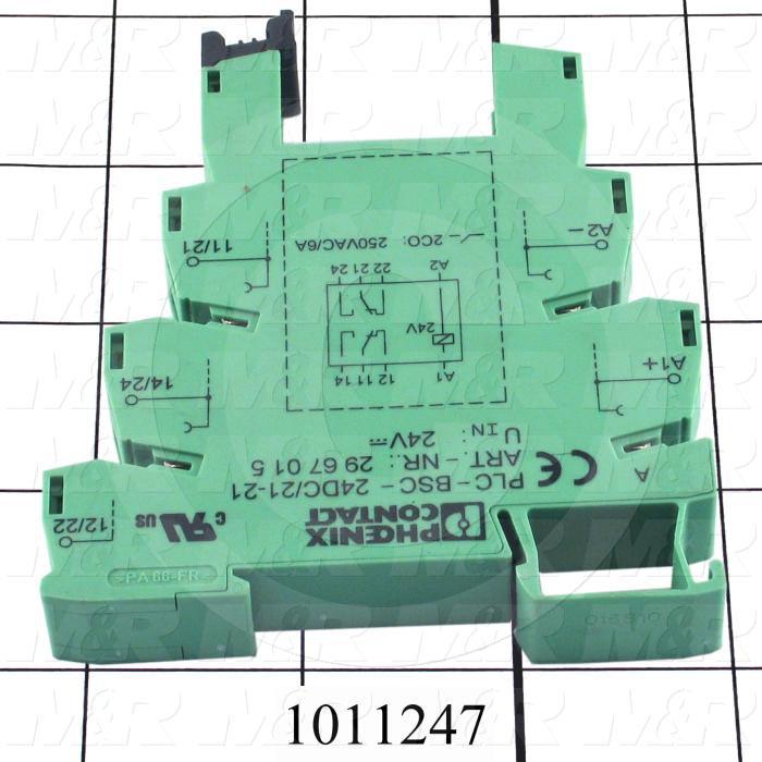 Terminal Block Relay, 2 Poles, Normally Open, 250VAC, 8A