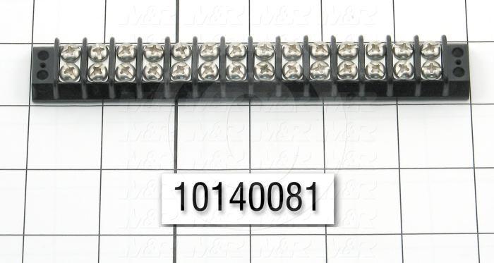 Terminal Block, Strip, 14 Poles