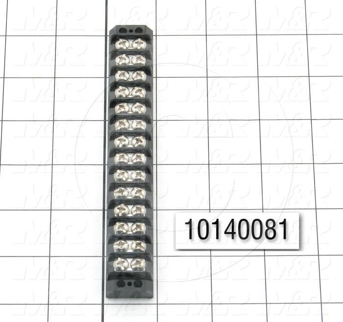 Terminal Block, Strip, 14 Poles