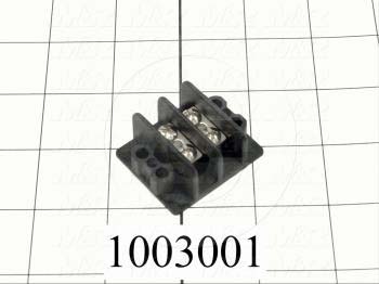 Terminal Block, Strip, 2 Poles, 14AWG