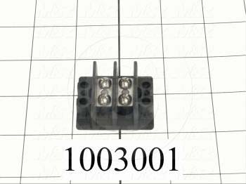 Terminal Block, Strip, 2 Poles, 14AWG