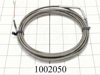 Thermocouple, Right Angle Type J, 144", VAT Style