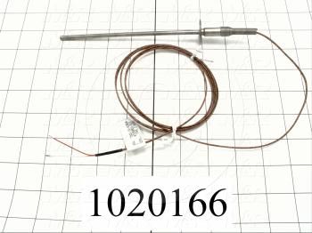 Thermocouple, Type J, 125"