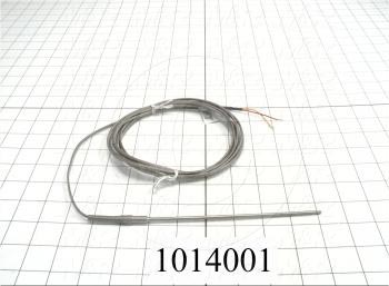 Thermocouple, Type K, 125", VAT Style