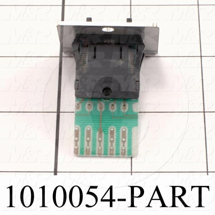 Thumbwheel Switch, Thumbwheel, BCD, 50VAC - 28VDC, 0.1A (resistive load), Assembly Unit