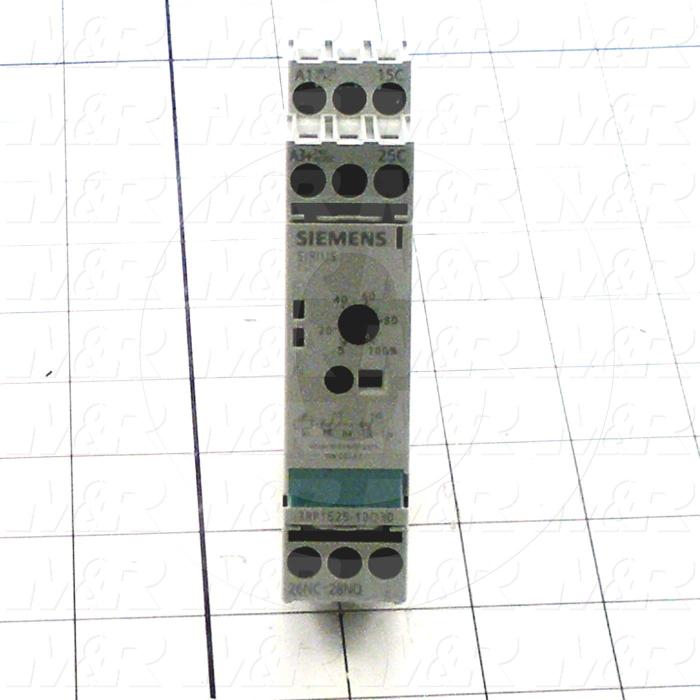 Time Delay Relay, 0.05-1 Hour Range, 2 SPDT, On-Delay, 100-127VAC/24DC