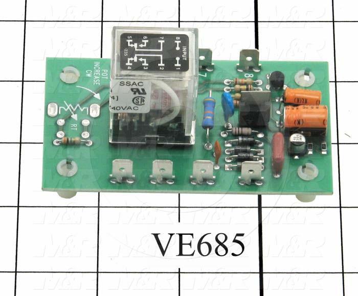 Time Delay Relay, 300 Sec, 240VAC