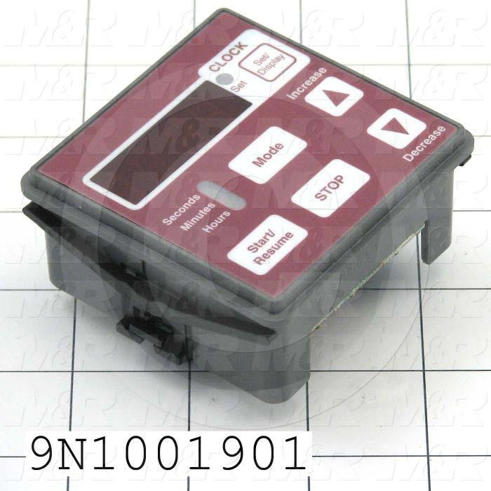 Timer, Digital, 99 Minutes, Off-Delay, 99 minutes Time Range, 120VAC