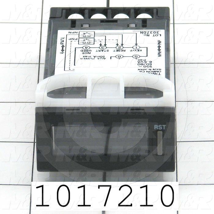 Timer, LCD Timer, 100-240VAC, External and Manual Reset