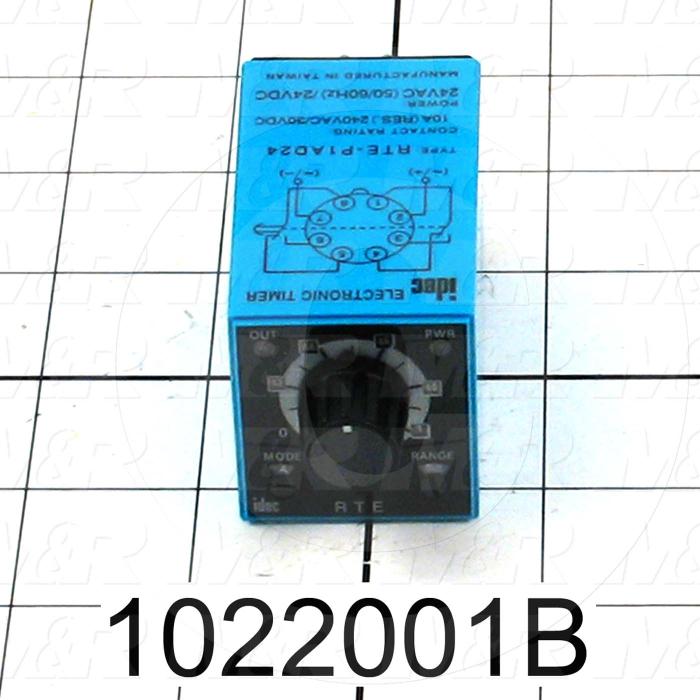 1022001B Timer, ONESHOT, 0180 Sec Time Range, 24V AC/DC M&R