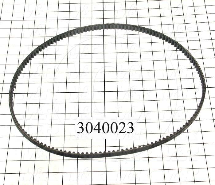 Timing Belt, Closed Type, GT Profile, 1120 mm Length, 12 mm Width, 140 Teeth