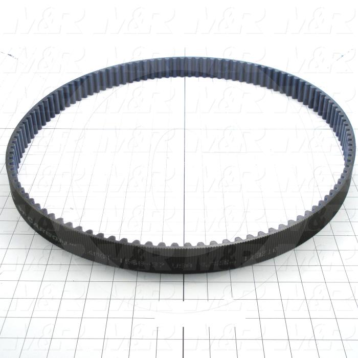 Timing Belt, Closed Type, GT Profile, 14 mm Pitch, 1568mm Length, 37mm Width, 112 Teeth