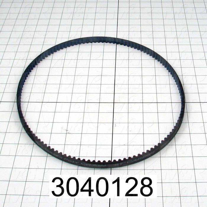 Timing Belt, Closed Type, GT Profile, 8 mm Pitch, 1000 mm Length, 12 mm Width, 125 Teeth