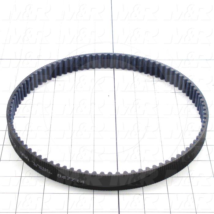 Timing Belt, Closed Type, GT Profile, 8 mm Pitch, 720 mm Length, 21 mm Width, 90 Teeth