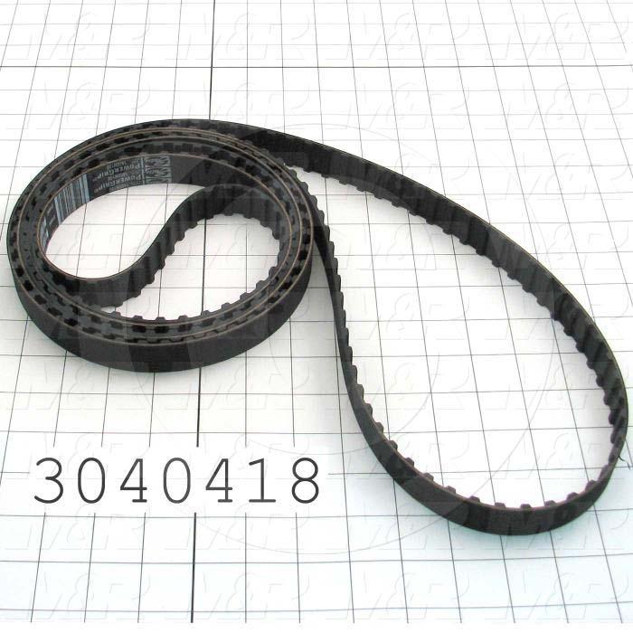 Timing Belt, Closed Type, H Profile, 0.50" Pitch, 140" Length, 1.00" Width, 280 Teeth