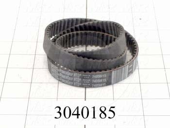 Timing Belt, Closed Type, HTD Profile, 5 mm Pitch, 740 mm Length, 15 mm Width, 148 Teeth