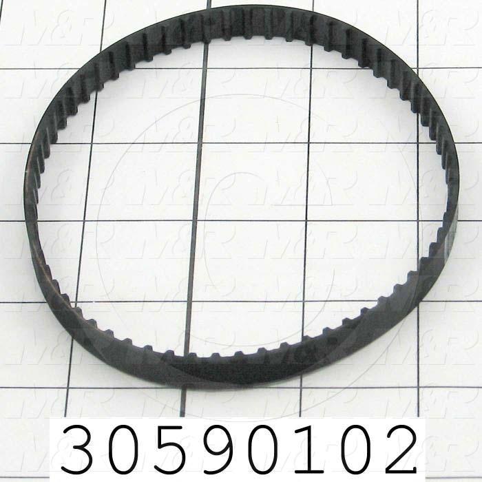 Timing Belt, Closed Type, XL Profile, 0.20" Pitch, 13" Length, 0.38" Width, 65 Teeth