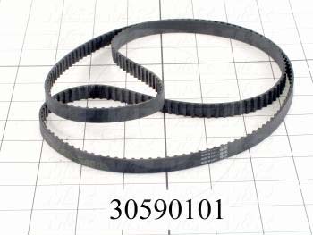 Timing Belt, Closed Type, XL Profile, 0.20" Pitch, 45" Length, 0.38" Width, 225 Teeth