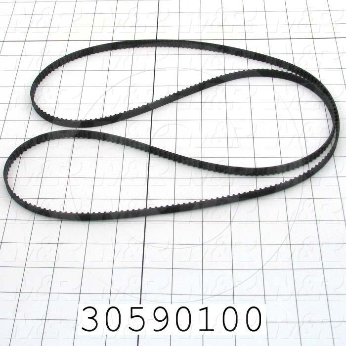 Timing Belt, Closed Type, XL Profile, 0.20" Pitch, 57" Length, 0.38" Width, 285 Teeth