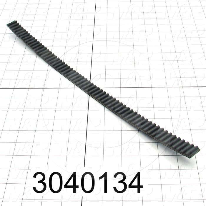 Timing Belt, Open Type, GT Profile, 8 mm Pitch, 720 mm Length, 21 mm Width