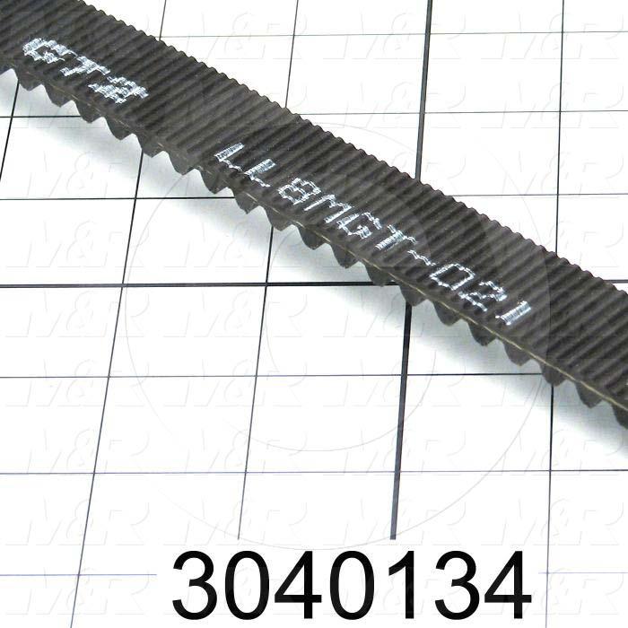 Timing Belt, Open Type, GT Profile, 8 mm Pitch, 720 mm Length, 21 mm Width