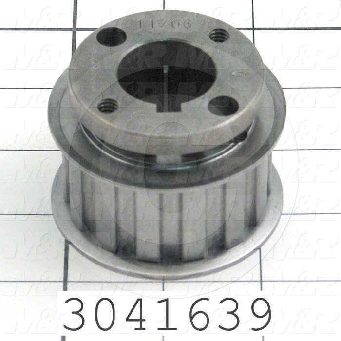 Without Hub 2.15 Inch Pitch Diameter 18 Teeth Mfg Co 1 Approximate Width Through Bore 1 Approximate Face Width for 1108 Taper Lock Bushing 18L100TL.1108 Ametric® Inch Steel ANSI Timing Pulley with Flange 3/8 Pitch for a L100 Synchronous Belt