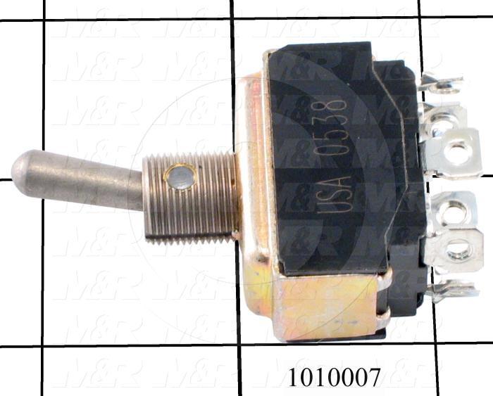 Toggle Switch, DPDT, 125VAC, 15A