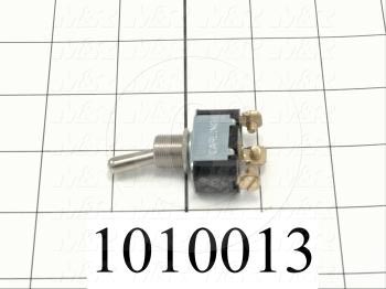 Toggle Switch, Maintained, 3 Positions, SPDT, 250VAC, 10A