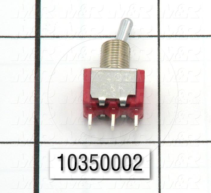 Toggle Switch, SPDT, 120VAC, 5A, Solder Lugs