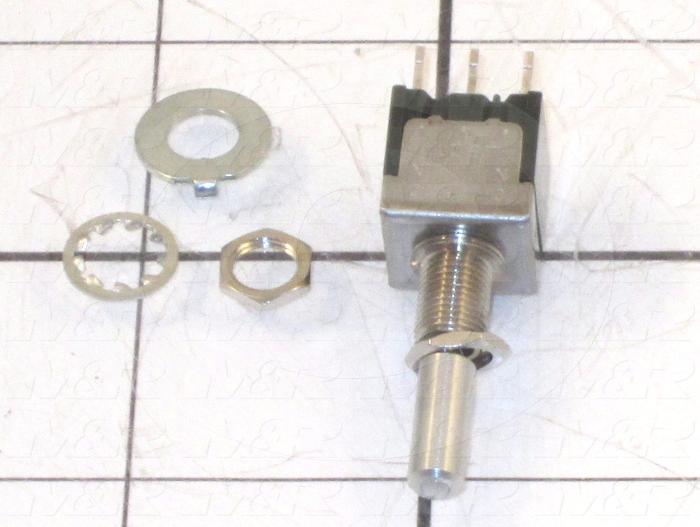 Toggle Switch, SPDT, Led Green, Led Yellow, 125VAC, 6A