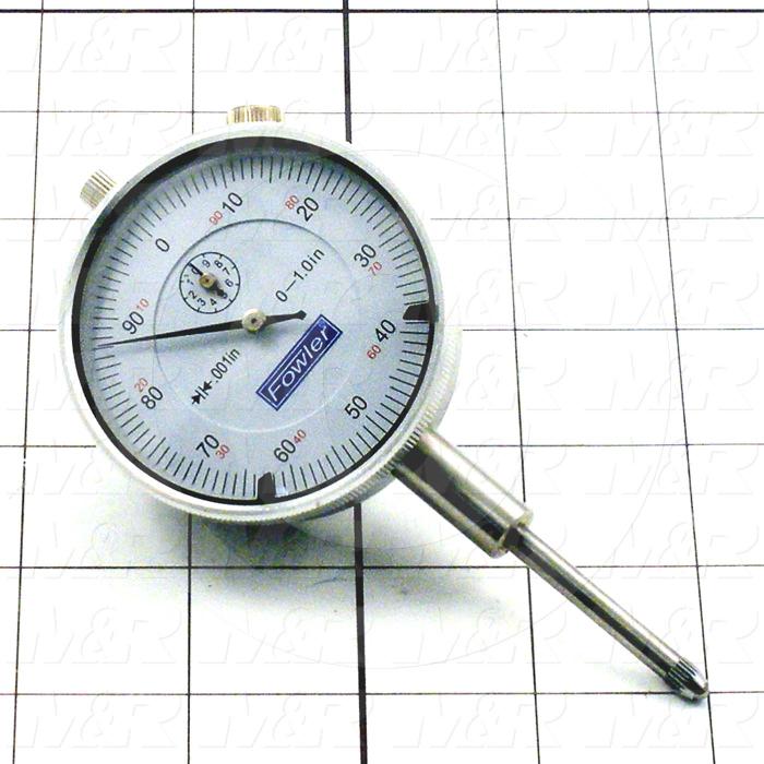 Tools, Dial Indicator, 2 1/4" Dial Indicator, 1.000" Range, Dial Reading 0-100, .0001" Graduation
